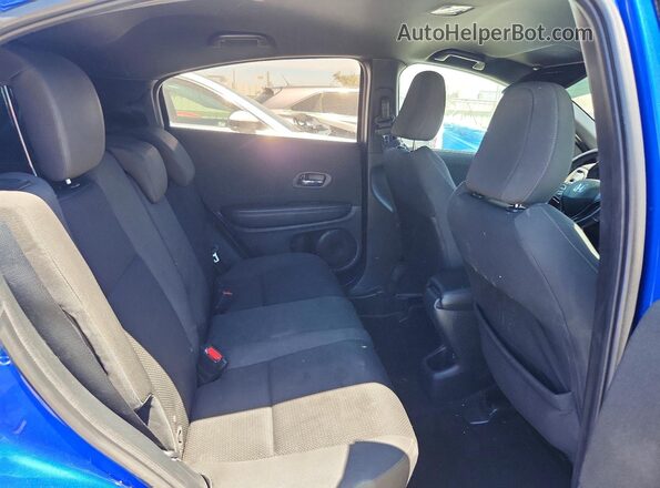 3CZRU5H16KG704668 2019 HONDA HR-V Синий Вид задней части салона