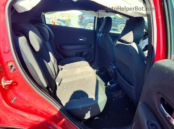 3CZRU5H16KG710664 2019 HONDA HR-V Red Rear interior view
