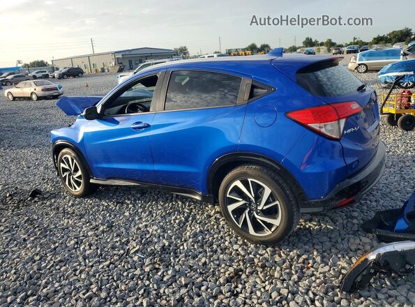 3CZRU5H16LM718296 2020 HONDA HR-V Blue Rear left