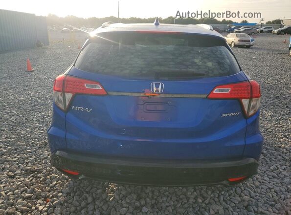 3CZRU5H16LM718296 2020 HONDA HR-V Blue Rear view