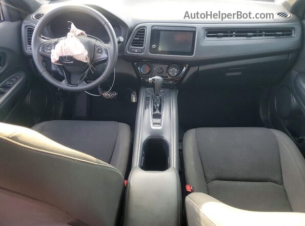3CZRU5H16LM718296 2020 HONDA HR-V Blue Dashboard view