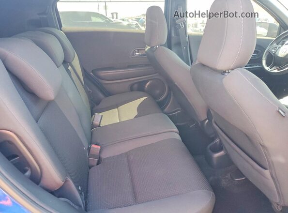 3CZRU5H17KG710866 2019 HONDA HR-V Blue Vista de los asientos traseros