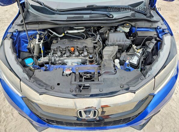 3CZRU5H17MM733469 2021 HONDA HR-V Blue Widok komory silnika