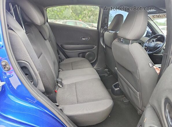 3CZRU5H17MM733469 2021 HONDA HR-V Blue Widok wnętrza z tyłu