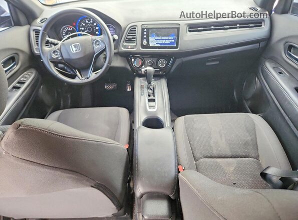 3CZRU5H17MM733469 2021 HONDA HR-V Blue Widok deski rozdzielczej
