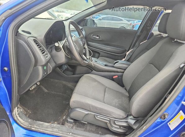 3CZRU5H17MM733469 2021 HONDA HR-V Blue Widok wnętrza z przodu