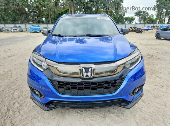 3CZRU5H17MM733469 2021 HONDA HR-V Blue Widok z przodu