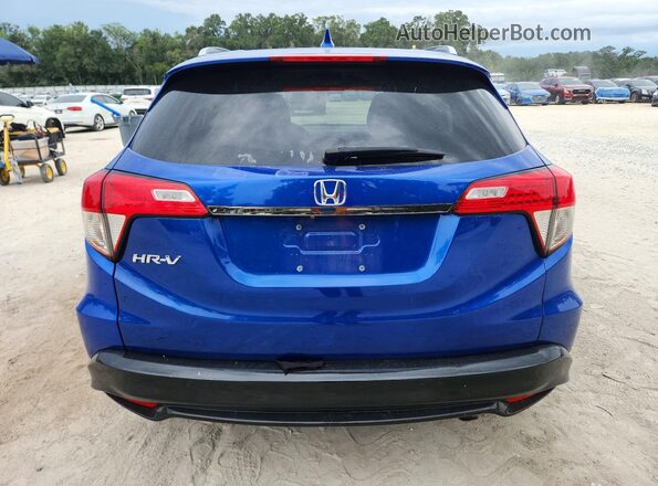 3CZRU5H17MM733469 2021 HONDA HR-V Blue Widok z tyłu