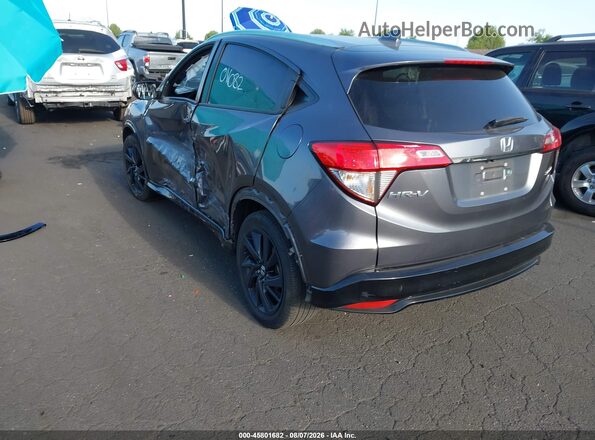 3CZRU5H18MM714784 2021 HONDA HR-V Gray Հետևի ձախ
