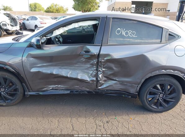 3CZRU5H18MM714784 2021 HONDA HR-V Gray Դիմացի տեսք