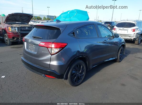 3CZRU5H18MM714784 2021 HONDA HR-V Gray Հետևի աջ