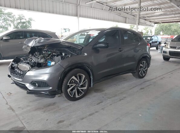 3CZRU5H19KM722261 2019 HONDA HR-V Gray Vista tres cuartos delantera izquierda
