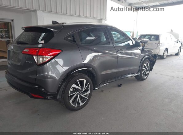 3CZRU5H19KM722261 2019 HONDA HR-V Gray Trasero derecho