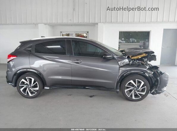 3CZRU5H19KM722261 2019 HONDA HR-V Gray Vista interior trasera