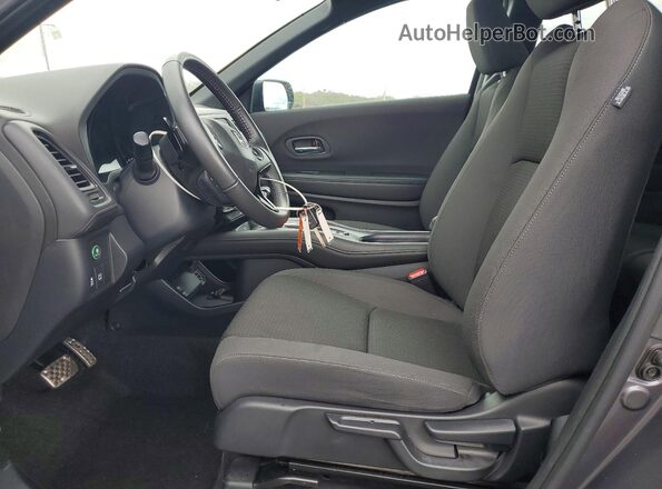 3CZRU5H19MM730587 2021 HONDA HR-V Серый Вид салона спереди