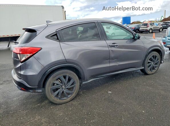 3CZRU5H19MM730587 2021 HONDA HR-V Серый Задняя правая четверть