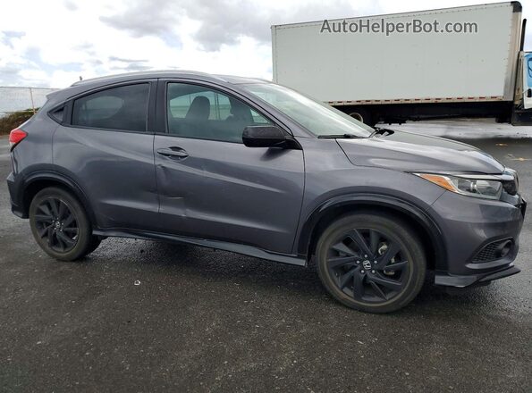 3CZRU5H19MM730587 2021 HONDA HR-V Серый Передняя правая четверть
