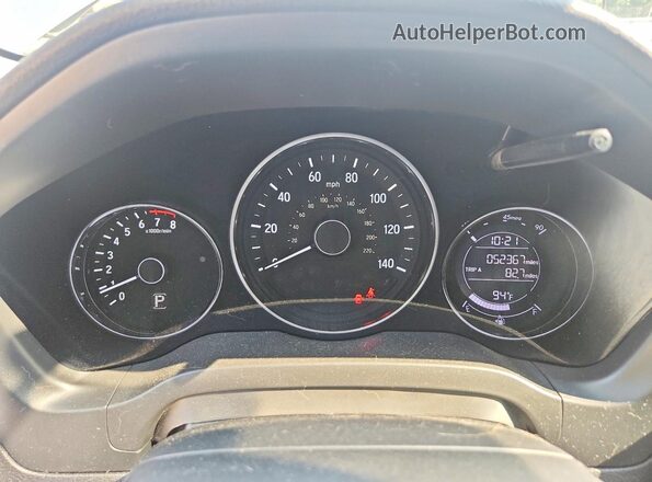 3CZRU5H30LM706713 2020 HONDA HR-V Серебряный Вид щитка приборов