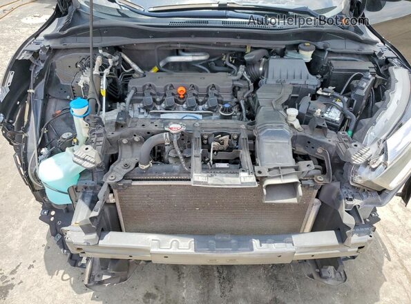 3CZRU5H30MM722329 2021 HONDA HR-V Black Vista del compartimento del motor