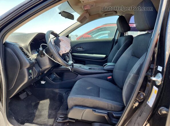 3CZRU5H30NM715401 2022 HONDA HR-V Black Widok wnętrza z przodu