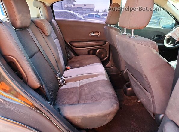 3CZRU5H30NM715401 2022 HONDA HR-V Black Widok tylnych siedzeń