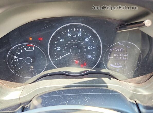 3CZRU5H30NM715401 2022 HONDA HR-V Black Widok zestawu wskaźników