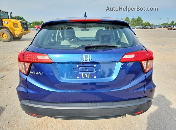 3CZRU5H31HG705477 2017 HONDA HR-V Blue Widok z tyłu
