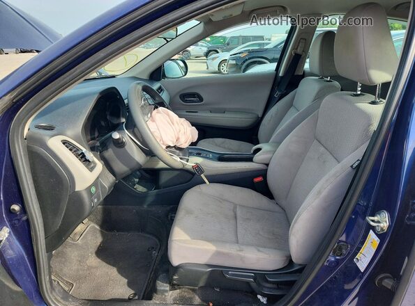 3CZRU5H31HG705477 2017 HONDA HR-V Blue Widok wnętrza z przodu