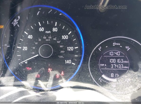 3CZRU5H31JM715644 2018 HONDA HR-V Gray Widok tylnych siedzeń