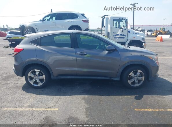 3CZRU5H31JM715644 2018 HONDA HR-V Gray Widok wnętrza z tyłu