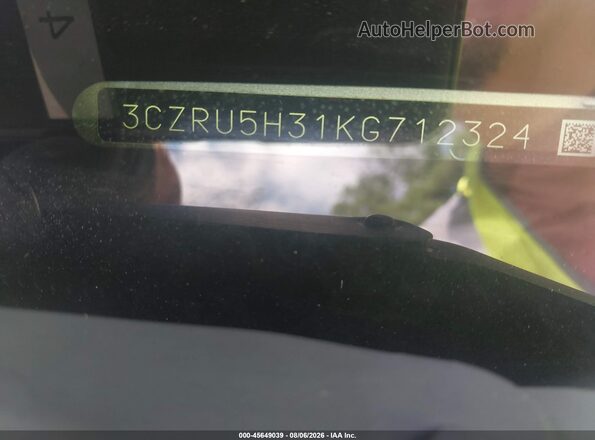 3CZRU5H31KG712324 2019 HONDA HR-V Gray Widok komory silnika