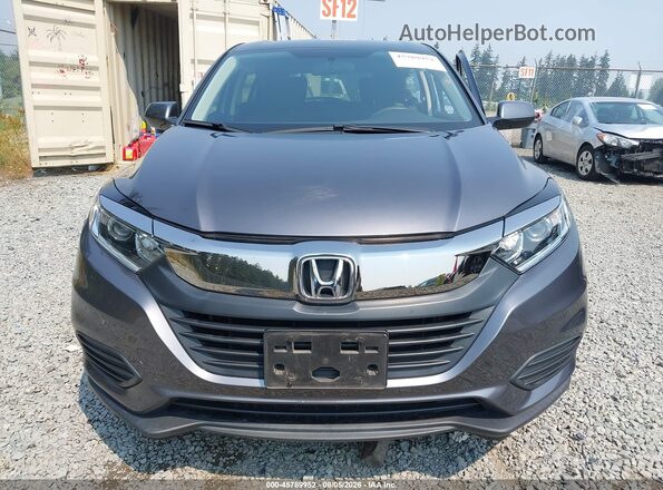 3CZRU5H32MM730447 2021 HONDA HR-V Gray Вид щитка приладів