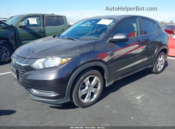 3CZRU5H33GM737010 2016 HONDA HR-V Черный Передняя левая четверть