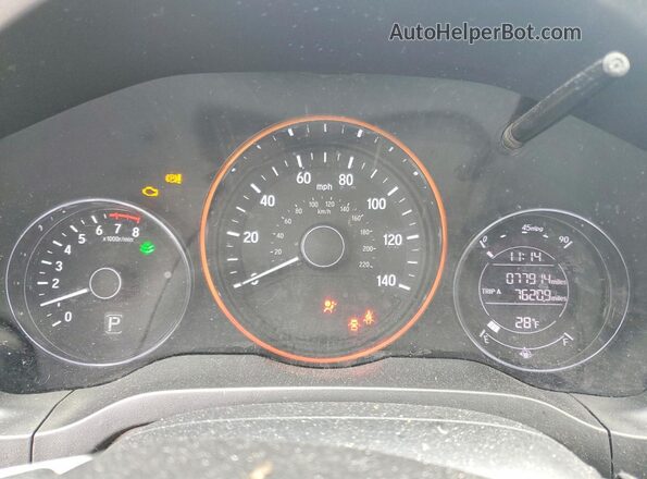 3CZRU5H33KG715595 2019 HONDA HR-V Black Вид щитка приладів