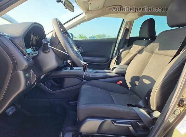 3CZRU5H34GM724413 2016 HONDA HR-V Зеленый Вид салона спереди