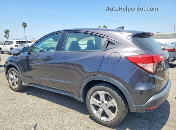 3CZRU5H35JM710642 2018 HONDA HR-V Charcoal Հետևի ձախ