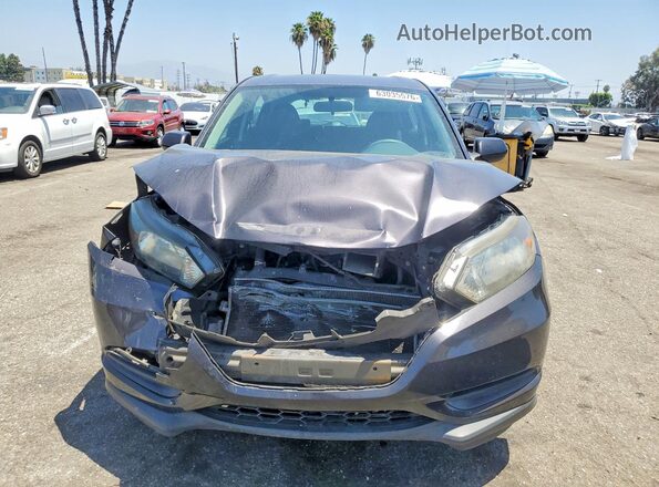 3CZRU5H35JM710642 2018 HONDA HR-V Charcoal Դիմացի տեսք