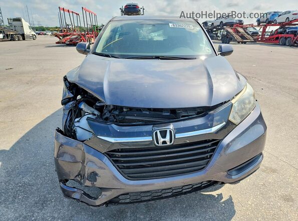 3CZRU5H35JM717509 2018 HONDA HR-V Gray Widok z przodu