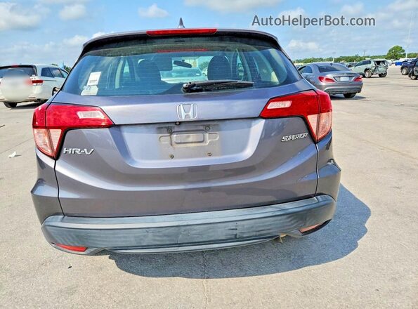 3CZRU5H35JM717509 2018 HONDA HR-V Gray Widok z tyłu