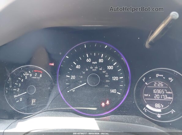 3CZRU5H36HG702963 2017 HONDA HR-V Gold უკანა სავარძლების ხედი