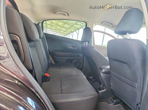 3CZRU5H36JM713517 2018 HONDA HR-V Gray Vista de los asientos traseros