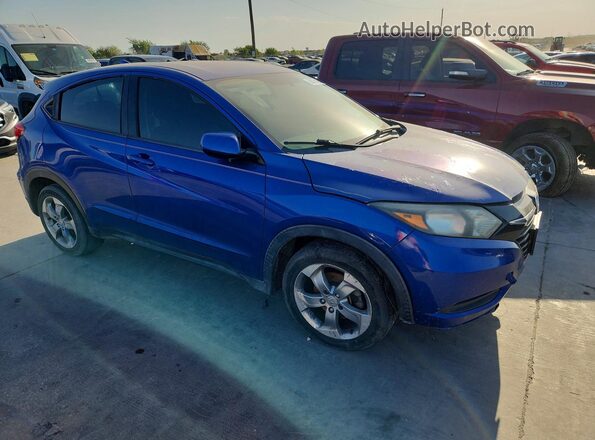 3CZRU5H36JM715591 2018 HONDA HR-V Blue Widok z przodu