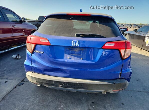 3CZRU5H36JM715591 2018 HONDA HR-V Blue Widok wnętrza z przodu