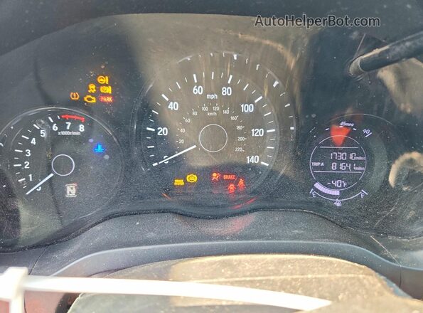 3CZRU5H36JM715591 2018 HONDA HR-V Blue Widok tylnych siedzeń