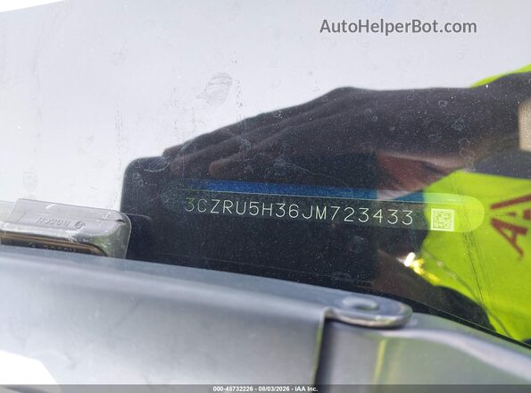 3CZRU5H36JM723433 2018 HONDA HR-V Blue Շարժիչի բաժամունքի տեսք