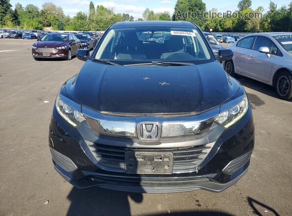 3CZRU5H36KM706357 2019 HONDA HR-V Black Front view