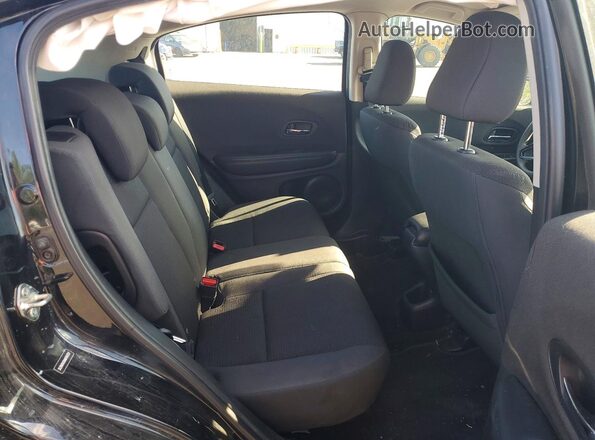3CZRU5H36KM706357 2019 HONDA HR-V Black Rear seats view