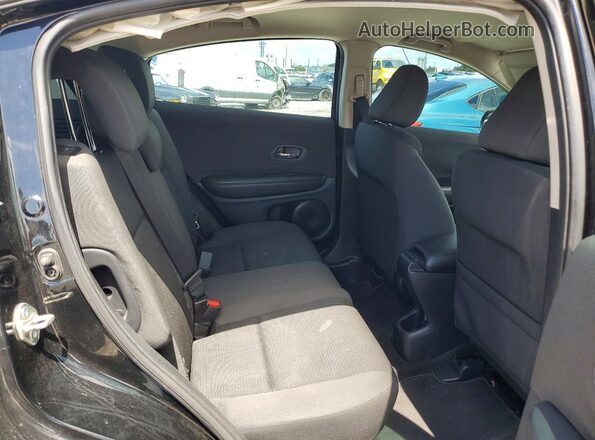 3CZRU5H36MM702960 2021 HONDA HR-V Black Вид задніх сидінь