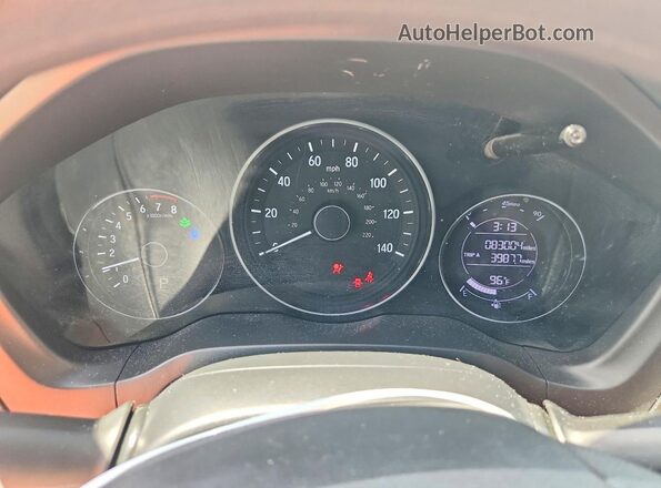 3CZRU5H38MM727441 2021 HONDA HR-V White Вид щитка приладів