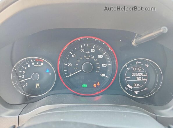 3CZRU5H39HG709552 2017 HONDA HR-V Серебряный 